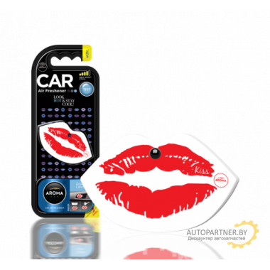 Ароматизатор воздуха полимерный Aroma Car Polymers Lips Ocean Calm (Губы, аромат Спокойствие океана) AROMA CAR (Польша) / 92560