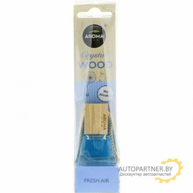 Ароматизатор воздуха жидкостный Aroma Car Crystal Wood Fresh Air (Свежий воздух), бутылочка, 7мл AROMA CAR (Польша) / 92841