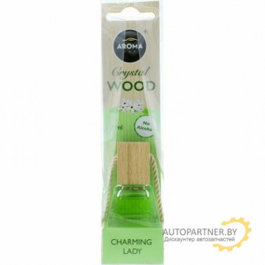 Ароматизатор воздуха жидкостный Aroma Car Crystal Wood Charming Lady (Очарование), бутылочка, 7мл AROMA CAR (Польша) / 92842