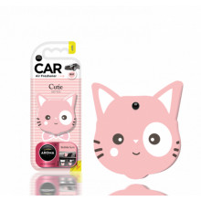 Ароматизатор воздуха полимерный Aroma Car Polymers Cutie Cat Bubble Gum (Милый котик, аромат бабл гам) AROMA CAR (Польша) / 83192