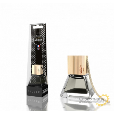 Ароматизатор воздуха жидкостные Aroma Car PRESTIGE WOOD Silver AROMA CAR (Польша) / 92531