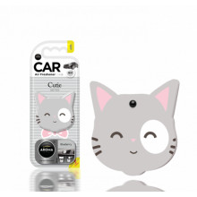 Ароматизатор воздуха полимерный Aroma Car Polymers Cutie Cat Blueberry (Милый котик, аромат черники) AROMA CAR (Польша) / 83193