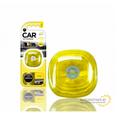 Ароматизатор воздуха гелевый Aroma Car LOOP GEL Vanilla AROMA CAR (Польша) / 92599