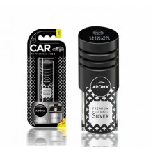 Ароматизатор воздуха жидкостный Aroma Car Prestige Vent Silver, на дефлектор, 10,5г AROMA CAR (Польша) / 83203