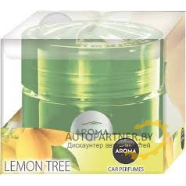 Ароматизаторы воздуха гелевые Aroma Car Gel Lemon (Лимон), в пластиковой коробке, 40г AROMA CAR (Польша) / 63120.1