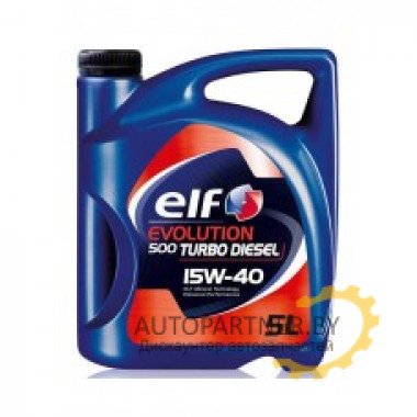 Моторное масло ELF EVOLUTION 500 TURBODIESEL 15W40 / 194854 (5л)