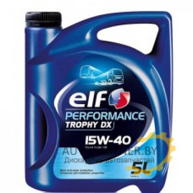 Моторное масло ELF PERFOMANCE TROPHY DX 15W40 / 127757 (5л)