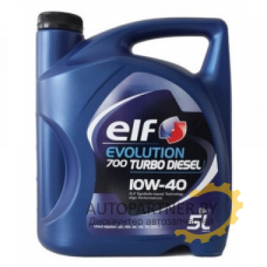 Моторное масло ELF EVOLUTION 700 TURBODIESEL 10W40 / 201553 (5л)