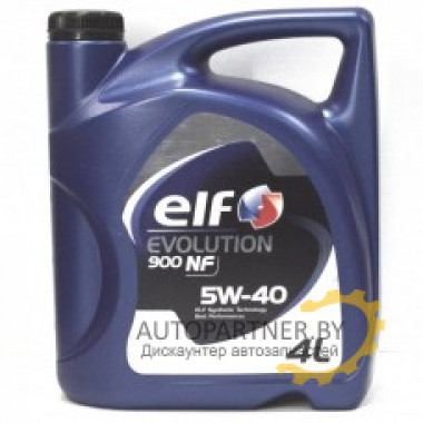 Моторное масло ELF EVOLUTION 900 NF 5W40 / 194873 (4л)