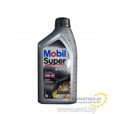 Моторное масло MOBIL SUPER 2000 X1 10W-40 (1л)