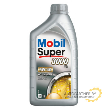 Моторное масло MOBIL SUPER 3000 X1 5W-40 (1л)