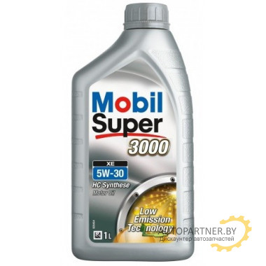 Масло моторное Mobil 5W30 SUPER 3000 XE(1L) \ API: SM/CF: ACEA: A3/B3/B4 BMB229.31(51): VW505.01