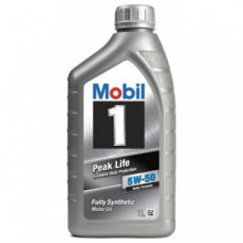 Моторное масло MOBIL 1 PEAK LIFE 5W50 / 148843PL (1л)