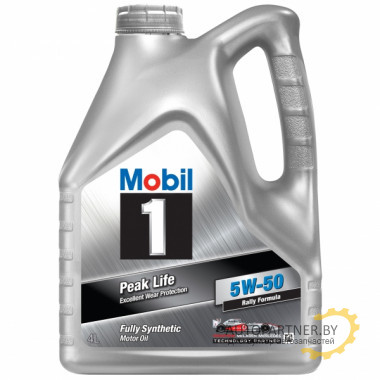 Моторное масло MOBIL 1 PEAK LIFE 5W50 / 153638 (4л)