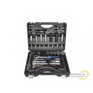 Набор инструментов FORSAGE F-41082-5PREMIUM 108+6пр.1/4"1/2"(6гр.)+(гол.-бита1/4":T40;биты 5/16":М5,6,8,10,12,14;головка 1/2", 