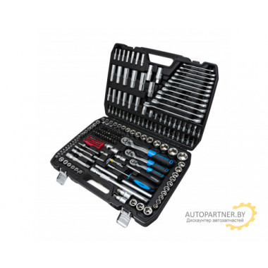 Набор инструментов FORSAGE F-38841(buh340) 216пр. 1/4", 3/8", 1/2" трещотка с улучшенным силовым механизмом (6гр.)(4-32мм), 