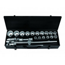 Набор инструментов FORSAGE F-6241-9 24пр. 3/4" (12гр.)(17,19,21,22,24,27,30,32,33,34,35,36,38,41,46,50), F-6241-9