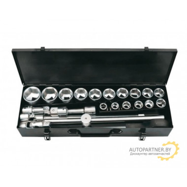 Набор инструментов FORSAGE F-6241-5 24пр. 3/4" (6гр.)(17,19,21,22,24,27,30,32,33,34,35,36,38,41,46,50),