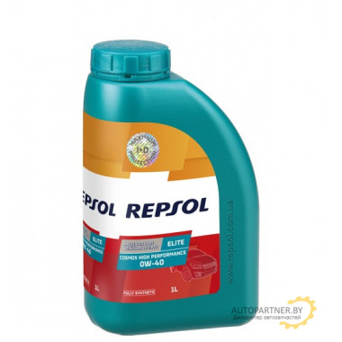 Моторное масло REPSOL ELITE COSMOS HIGH PERFORMANCE 0W40, 1л / RP141G51