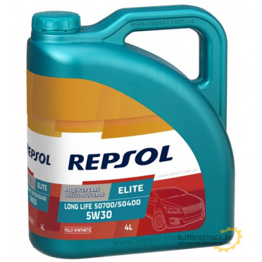 Моторное масло REPSOL ELITE LONG LIFE 507.00/504.00 5W30, 4л / RP135U54