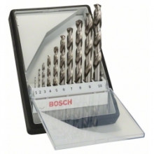 Набор сверл по металлу Robust Line HSS-G, 10 шт. 2607010535 BOSCH