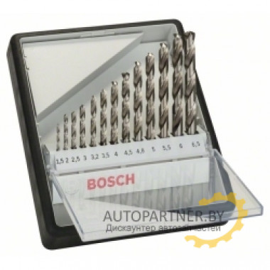 Набор сверл по металлу Robust Line HSS-G, 13 шт. 2607010538 BOSCH