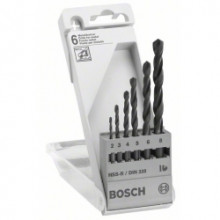 Набор сверл по металлу HSS-R, 6 шт. 2607018352 BOSCH