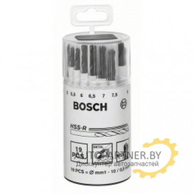 Набор сверл по металлу HSS-R, 19 шт. 2607018355 BOSCH
