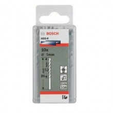 Набор сверл по металлу HSS-R 5 мм, 10 шт. 2607018421 BOSCH