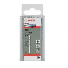 Набор сверл по металлу HSS-R 6 мм, 10 шт. 2607018425 BOSCH