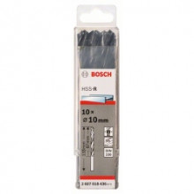 Набор сверл по металлу HSS-R 10 мм, 10 шт. 2607018436 BOSCH