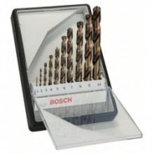 Набор сверл по металлу Robust Line HSS-Со, 10 шт. 2607019925 BOSCH