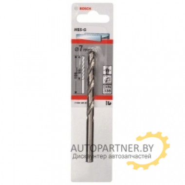 Сверло по металлу HSS-G Standardline7 мм, 1 шт. 2608585929 BOSCH