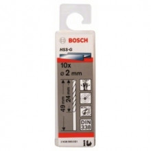 Набор сверл по металлу HSS-G Standardline 2 мм, 10 шт. 2608595051 BOSCH