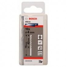 Набор сверл по металлу HSS-G Standardline 4 мм, 10 шт. 2608595059 BOSCH