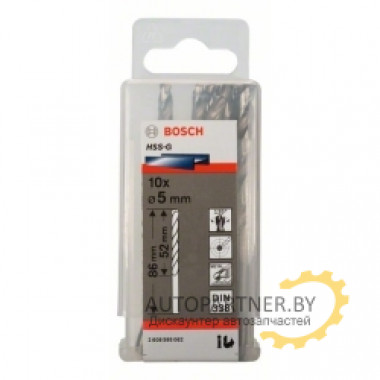 Набор сверл по металлу HSS-G Standardline 5 мм, 10 шт. 2608595062 BOSCH