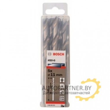Набор сверл по металлу HSS-G Standardline 11 мм, 5 шт. 2608595079 BOSCH