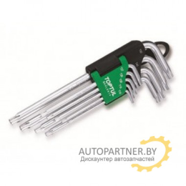 Набор ключей Torx T10-Т50 9шт длинных TOPTUL (GAAL0914)