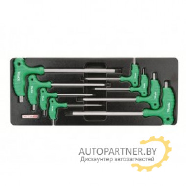 Набор-сет ключей L-Type Torx Т10-Т50 8шт 434х176мм TOPTUL (GAAT0804)