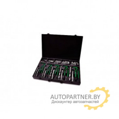 Набор для восстановления резьбы 130шт (M5,M6,M8,M10,M12) TOPTUL (JGAD130A)
