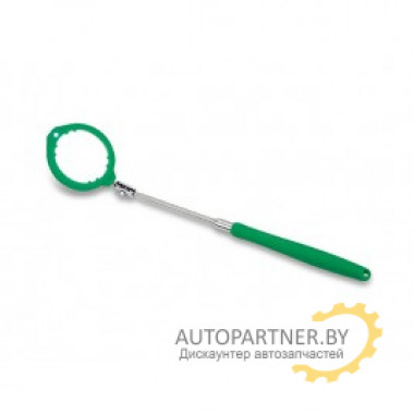 Зеркало телескопическое с подсветкой круглое d55мм 262-950мм TOPTUL (JJAM0495)