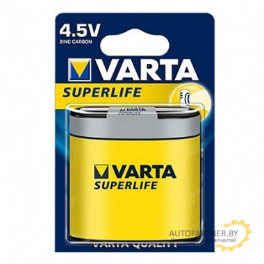 Батарейка VARTA 1шт Superlife 1 x 4,5V  (Китай) / 02012101411