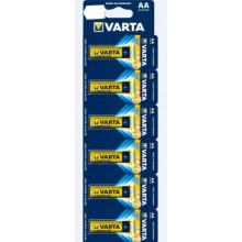 Батарейка VARTA 6 шт LONGLIFE AA LR6 (отрывные)  (Китай) / 04106101486