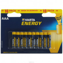 Батарейка VARTA ENERGY AAА LR603 10шт  (Германия) / 04103229491