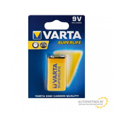 Батарейка VARTA 1шт Superlife 1 x 9V блистер  (Китай) / 02022101411