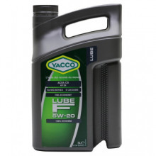 МАСЛО МОТОРНОЕ YACCO 5W20 LUBE F (5л)
