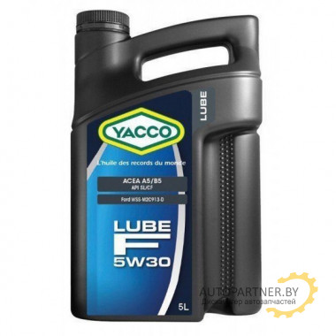 МАСЛО МОТОРНОЕ YACCO 5W30 LUBE F (5л)