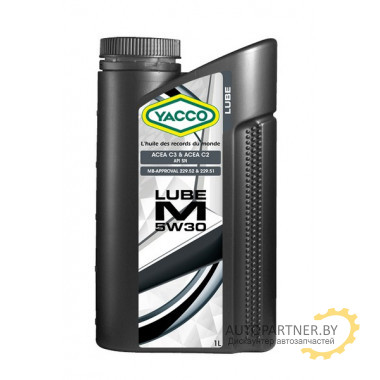 МАСЛО МОТОРНОЕ YACCO 5W30 LUBE M (1л)