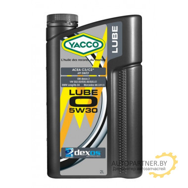 МАСЛО МОТОРНОЕ YACCO 5W30 LUBE O (2л)