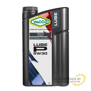 МАСЛО МОТОРНОЕ YACCO 5W30 LUBE P (2л)